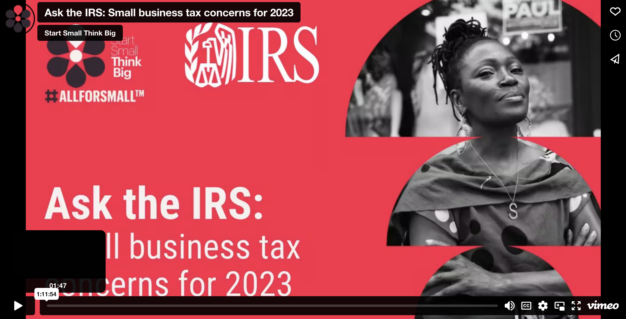 Ask the IRS, Small Business Tax Concerns